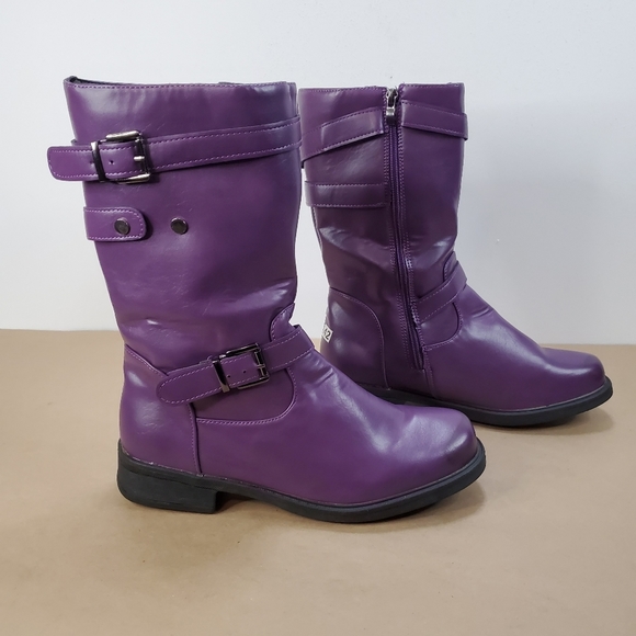 YASIRUN Shoes Yasirun Buckle Accent Side Zip Up Boots Poshmark